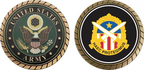 U.S. Army Military District of Washington Unit Crest Challenge Coin