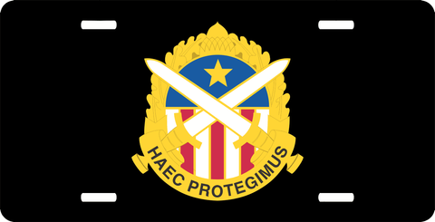 Military District of Washington Unit Crest License Plate