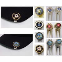 Military Divot Repair Tools and Ball Markers Thumbnail Illustration