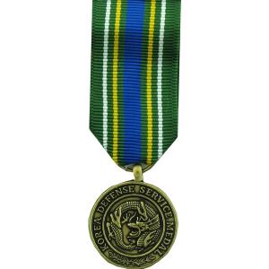 Military Korean Defense Service Medal - Mini