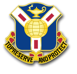 Military Packaging Training Unit Crest Vinyl Transfer Decal