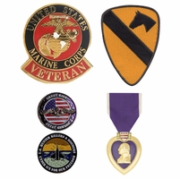 Military Pins, Patches, Coins and Medals Thumbnail Illustration