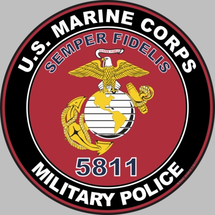 U.S.M.C. MOS 5811 Military Police Decal