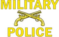 MILITARY POLICE Vinyl Transfer DECAL