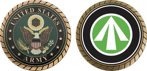 U.S. Army Military Traffic Management Command Patch Challenge Coin