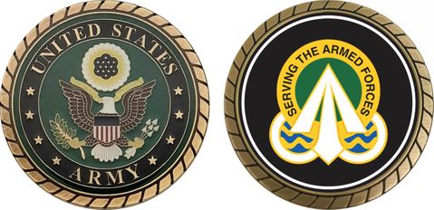 U.S. Army Military Traffic Management Command Unit Crest Challenge Coin