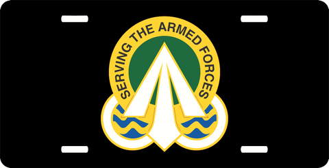 Military Traffic Management Command Unit Crest License Plate