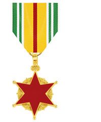 Military Vietnam Wounded Medal - Mini