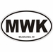 Milwaukee Wisconsin Oval Decal