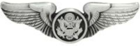Mini Air Crew Wings 1.38" Lapel Pin