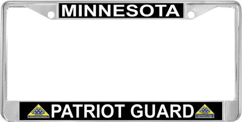 Minnesota Patriot Guard Automobile License Plate Frame
