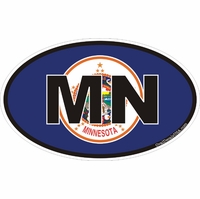 Minnesota State Decals Stickers Thumbnail Illustration