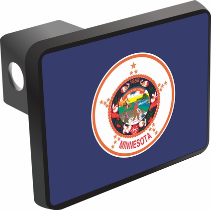 Minnesota State Flag Hitch Cover