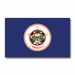 Minnesota State Flag Vinyl Transfer Decal