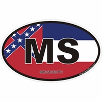 Mississippi Decal Sticker Thumbnail Illustration