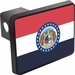 Missouri State Flag Hitch Cover