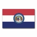 Missouri State Flag Vinyl Transfer Decal