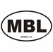 Mobile Alabama Oval Decal