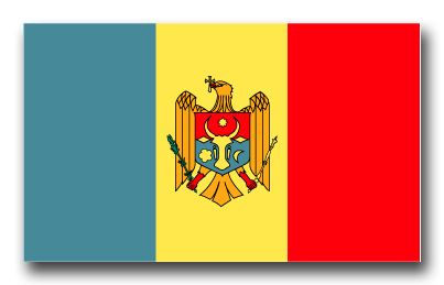 Moldova Flag Vinyl Transfer Decal