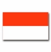 Monaco Flag Vinyl Transfer Decal