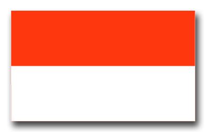 Monaco Flag Vinyl Transfer Decal