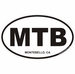 Montebello California Oval Decal