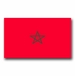 Morocco Flag Vinyl Transfer Decal