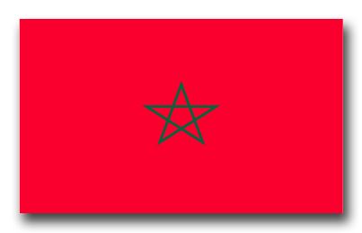 Morocco Flag Vinyl Transfer Decal