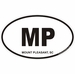 Mount Pleasant South Carolina Oval Decal