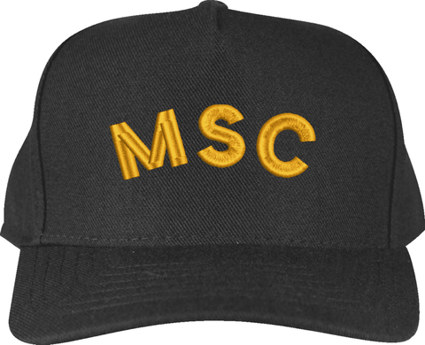 MSC 'Military Sealift Command' Text Only Custom Embroidered Cap