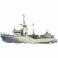 MSF Mine Warfare Ships Thumbnail Illustration