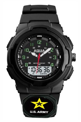 Multi Function Digital / Analog Watch - Army