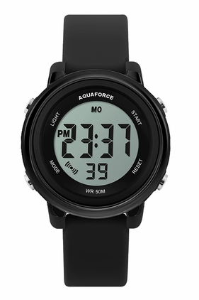 Multi Function Digital Watch - Black Strap - Ladies