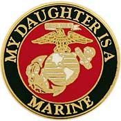 'MY DAUGHER IS A MARINE' LAPEL PIN