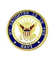 My Daughter in USN Lapel Pin
