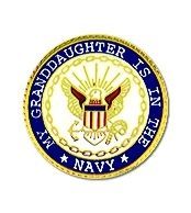 My Granddaughter is in the Navy 7/8" Lapel Pin