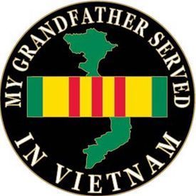 My Grandfather Served VN Lapel Pin