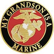 'MY GRANDSON IS A MARINE' LAPEL PIN