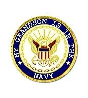 My Grandson is in the Navy 7/8" Lapel Pin
