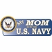 My Mom Is In The Navy Vinyl Transfer Bumper Sticker