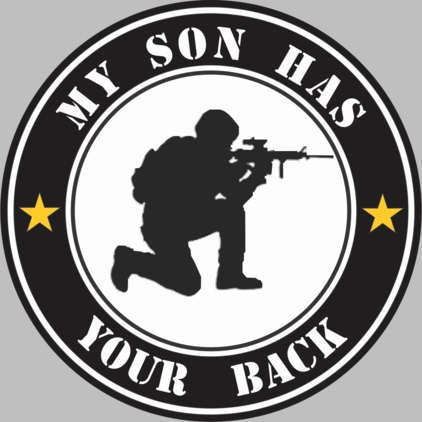 My Son Has Your Back Decal