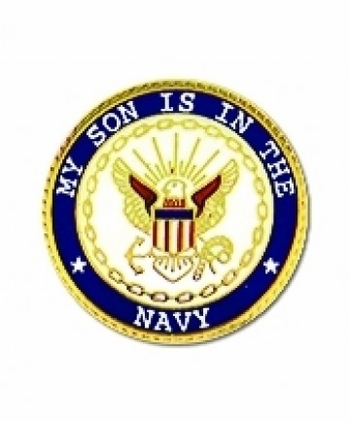 My Son in USN Lapel Pin