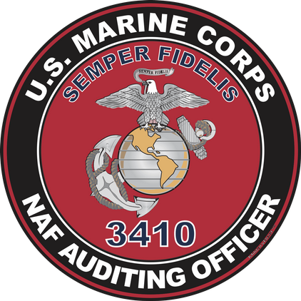 U.S.M.C. MOS 3410 NAF Auditing Officer Decal