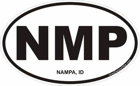 Nampa Idaho Oval Decal