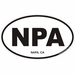 Napa California Oval Decal