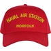 NAS Norfolk Text Only Embroidered Custom Embroidered Cap
