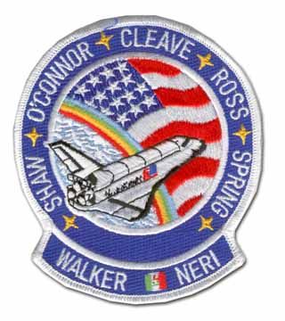 NASA 61-B MISSION 4" PATCH