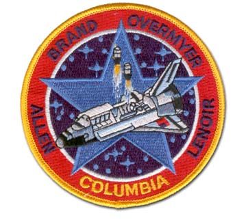 NASA Columbia STS-5 4" Mission Patch
