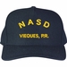 NASD, Naval Ammunition Support Detachment Vieques, Puerto Rico Text Custom Embroidered Cap