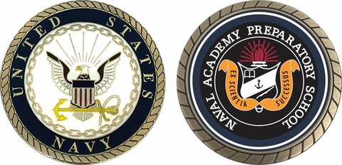 Naval Academy Preparatory School Challenge Coin